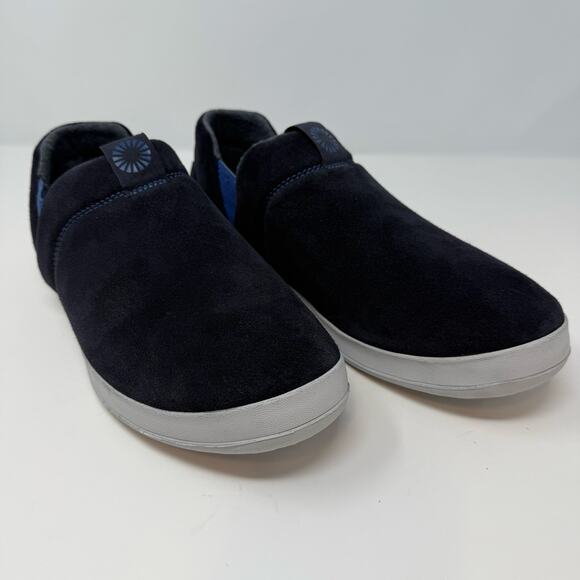 Ugg Suede Tread-Lite Loafers Men's 11 Blue Comfort Shoe Men's Casual Preppy EUC - Picture 9 of 10